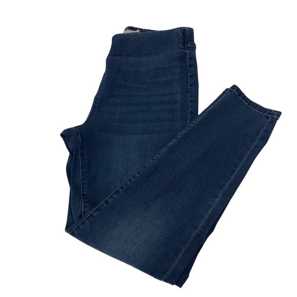 So Surroundings Womens Dark Wash Pull-On Skinny Jeans SZ M Cotton Blend Stretch - Picture 11 of 12